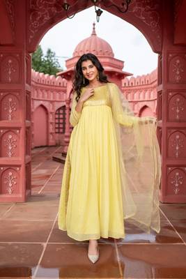 Light yellow nayra kurta    set 3