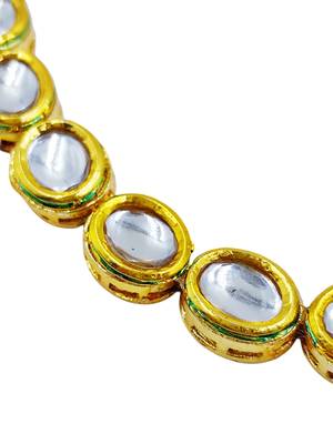 white gold plated necklace & earring jewellery set for women 3
