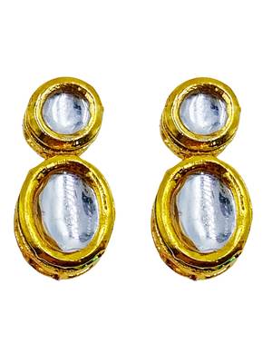 white gold plated necklace & earring jewellery set for women 4