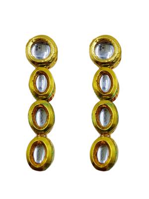 white gold plated necklace & earring jewellery set for women 3