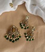 Balaji pendent set south indian temple jewelry set