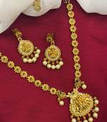 Antique gold south indian short necklace set