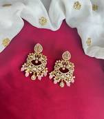 Statement cz diamond earrings