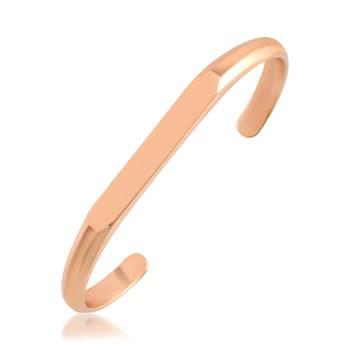 Rose gold open adjustable bangle kada men women 2