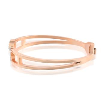 Rose gold imitation diamond kada bracelet women 3