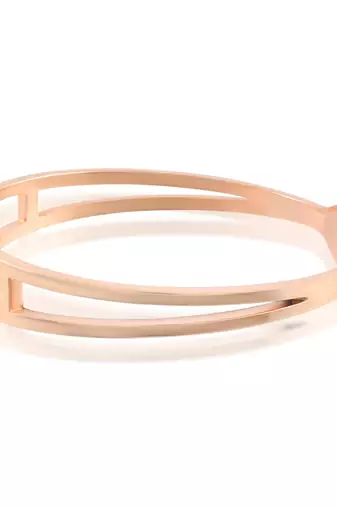 Rose gold imitation diamond kada bracelet women