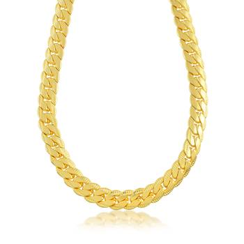 Brass micron gold men necklace chain 2