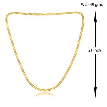 Brass micron gold necklace chain men women 4
