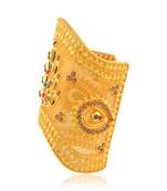 Brass gold plated arm cuff traditional jewellery women