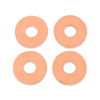 Pure copper hole coins set of 4 1