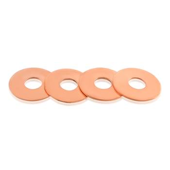 Pure copper hole coins set of 4 2