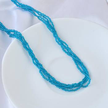 Multi strand turquoise firoza necklace women 1
