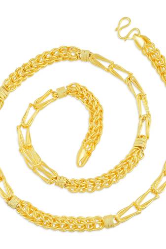 Brass gold thick men necklace chain