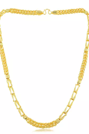Brass gold thick men necklace chain
