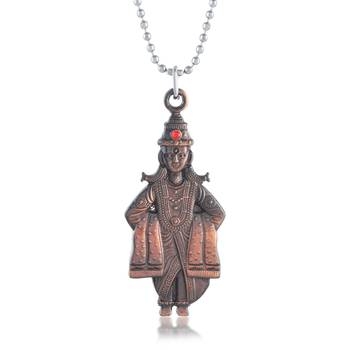 Pure copper ayyappa pendant free size 1