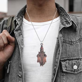 Pure copper ayyappa pendant free size 3