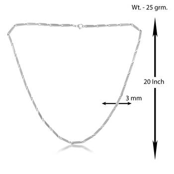 Stainless steel 3mm thick rice chain 4