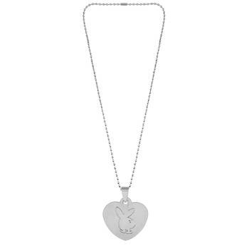 Stainless steel playboy pendant 4