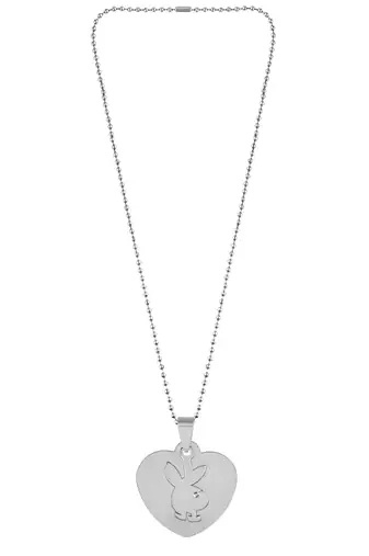 Stainless steel playboy pendant
