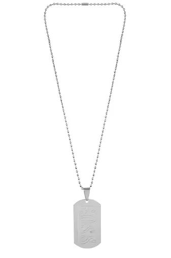 Stainless steel boss cut out pendant