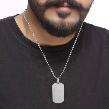 Stainless steel boss cut out pendant 4