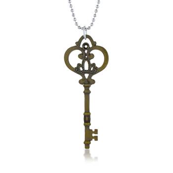 Brass grey coloured key shape pendant free size 1