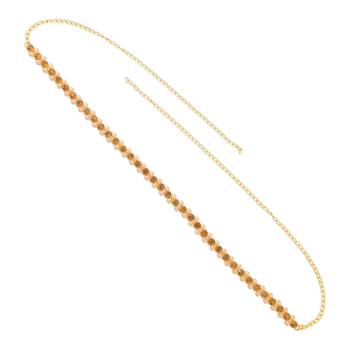 Brass gold pearl golden cz traditional kamarbandh women 1