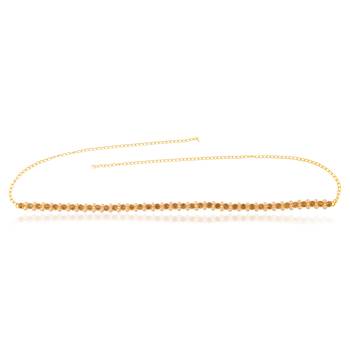 Brass gold pearl golden cz traditional kamarbandh women 2