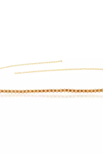 Brass gold pearl golden cz traditional kamarbandh women