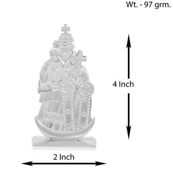 Stainless steel mother mary madha velankanni christian idol 3