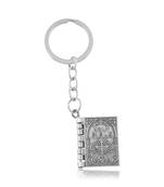 Dzine Trendz Holy Bible Keychain Silver