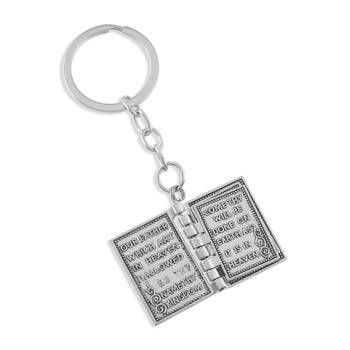 Dzine Trendz Holy Bible Keychain Silver 2