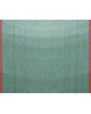 dark green cotton handloom jamdani saree with blouse 5