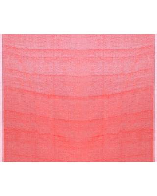 red cotton handloom jamdani saree with blouse 5