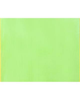green cotton handloom jamdani saree with blouse 5