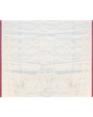copper blue dual tone organic tissue saree with blouse piece 5