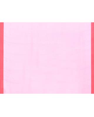 pink cotton handloom jamdani saree with blouse 5