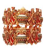 Rajwadi metal kada with beautiful new dulha dulhan design (pack of 2)