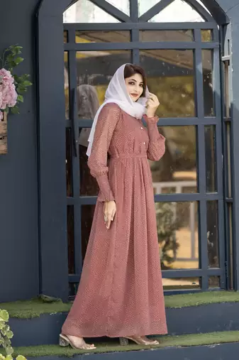 Abaya Georgette Full Sleeve Length Stylish Abaya Dress