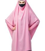 Full size khimar with sleeves and adjustable mouth piece