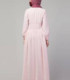 modest dress abaya fit in georgette with complete lining.