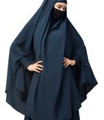 Full size khimar with sleeves and adjustable mouth piece