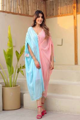Half and half kaftaan dress 5