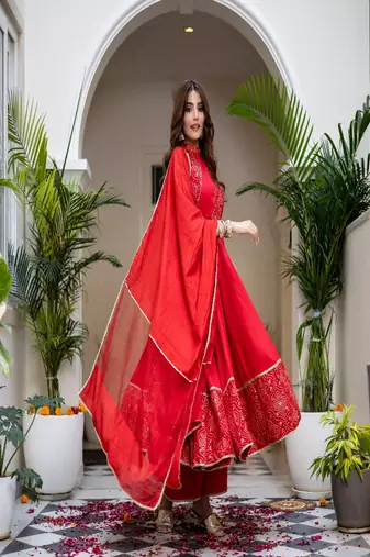 Milonee bandhani suit set