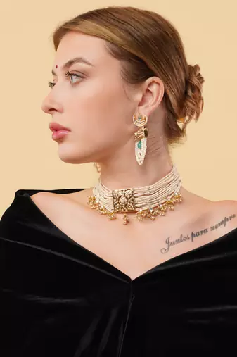 Zamrud drop earrings