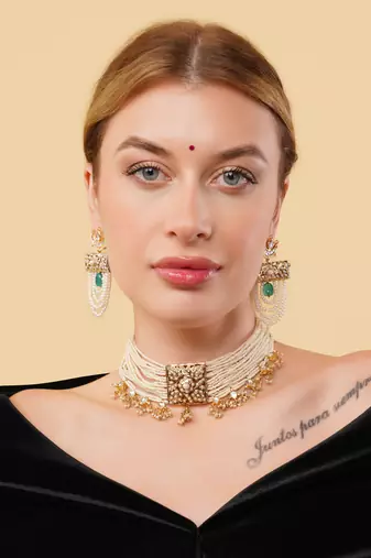 Zamrud drop earrings