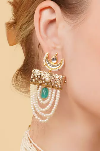 Zamrud drop earrings