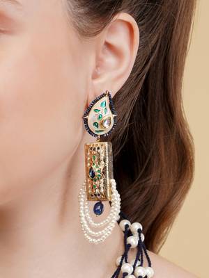 Neelam drop earrings 4