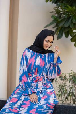 TRENDING FANCY HEAVY GEORGETTE PRINTED ABAYA 1