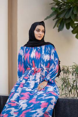 TRENDING FANCY HEAVY GEORGETTE PRINTED ABAYA 2